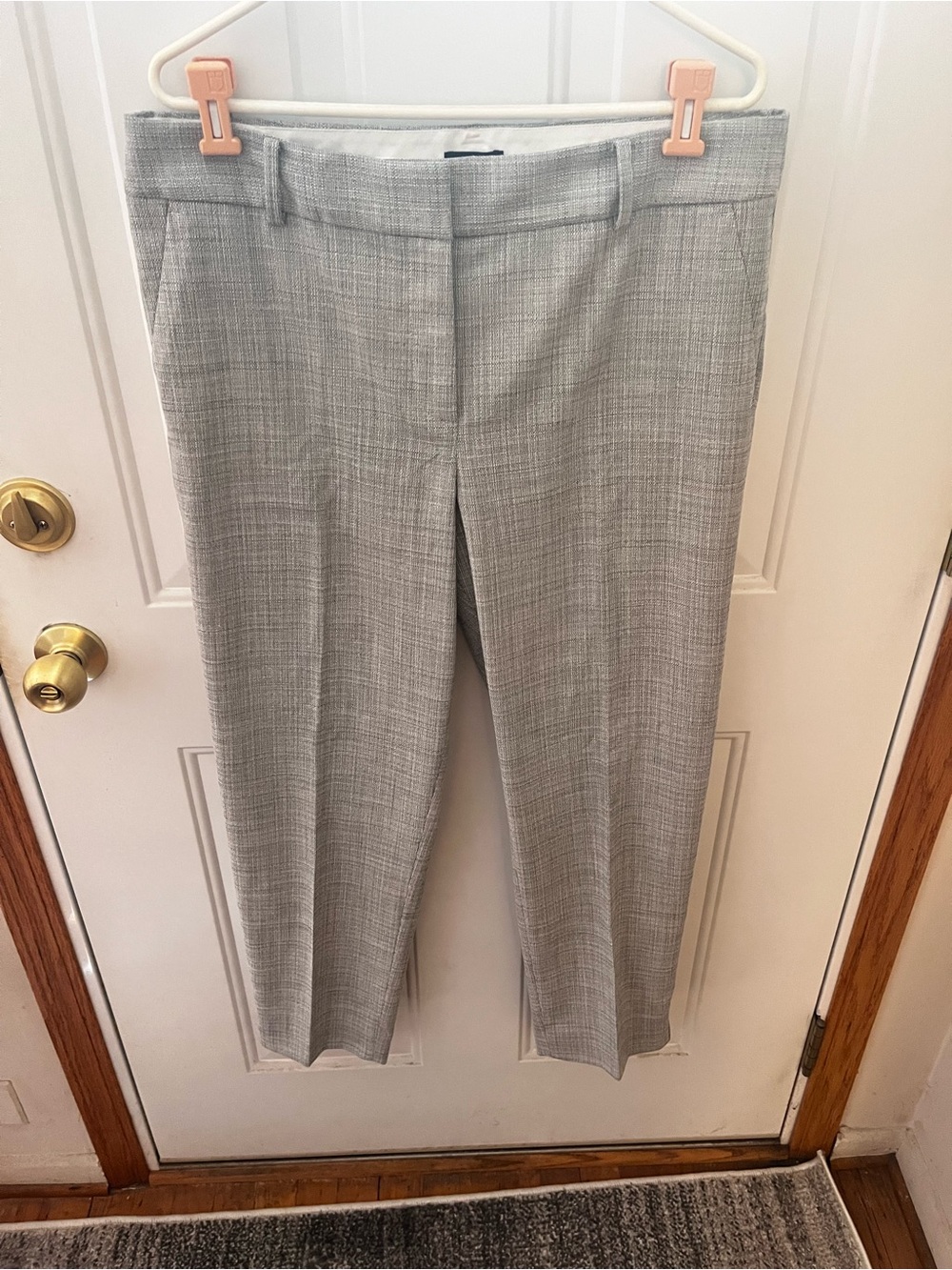 Talbots Hampshire Ankle Pants Gray Size 14 Career Work Trousers